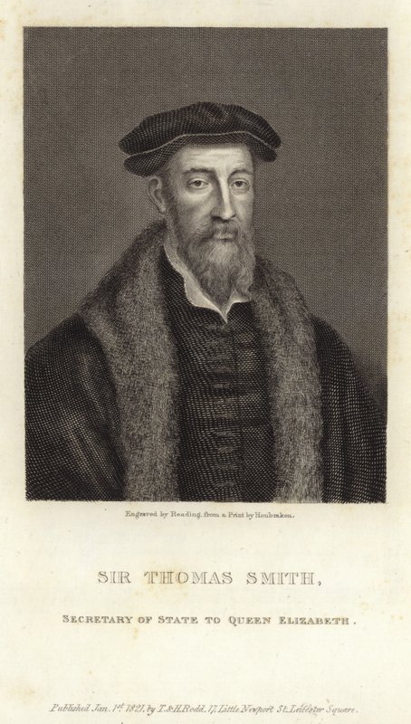 Sir Thomas Smith, angielski uczony, dyplomata i polityk autorstwa English School