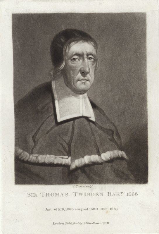 Sir Thomas Twisden Baronet autorstwa English School