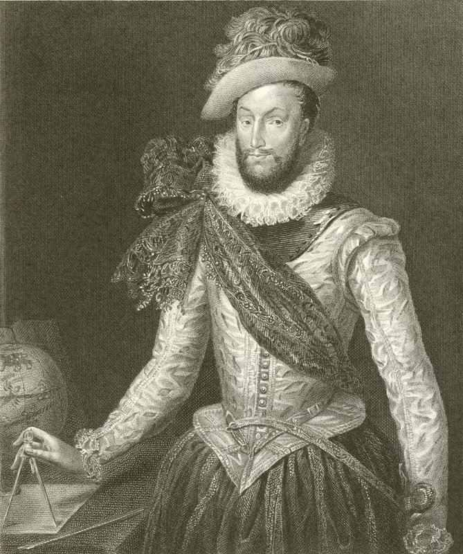 Sir Walter Raleigh autorstwa English School