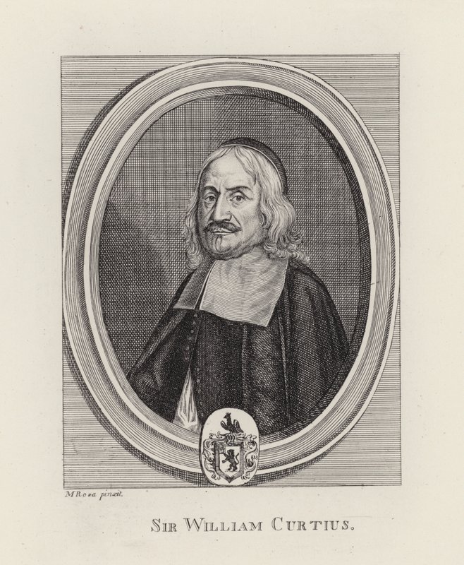 Sir William Curtius (grafika) autorstwa English School