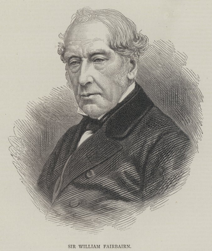 Sir William Fairbairn autorstwa English School