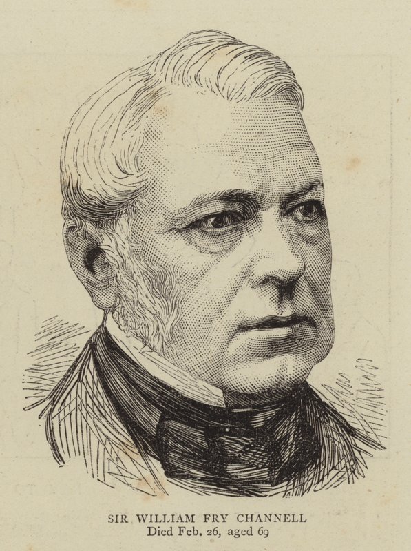 Sir William Fry Channell (rycina) autorstwa English School