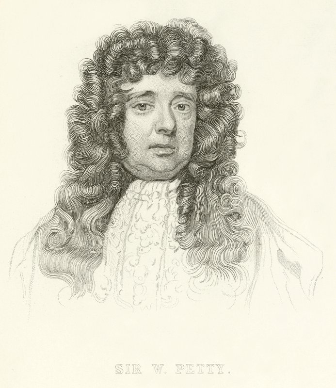 Sir William Petty autorstwa English School