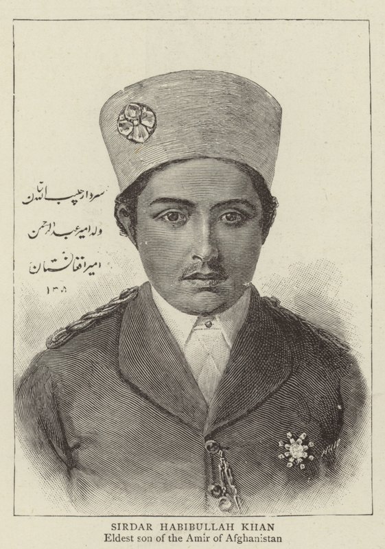 Sirdar Habibullah Khan (grafika) autorstwa English School