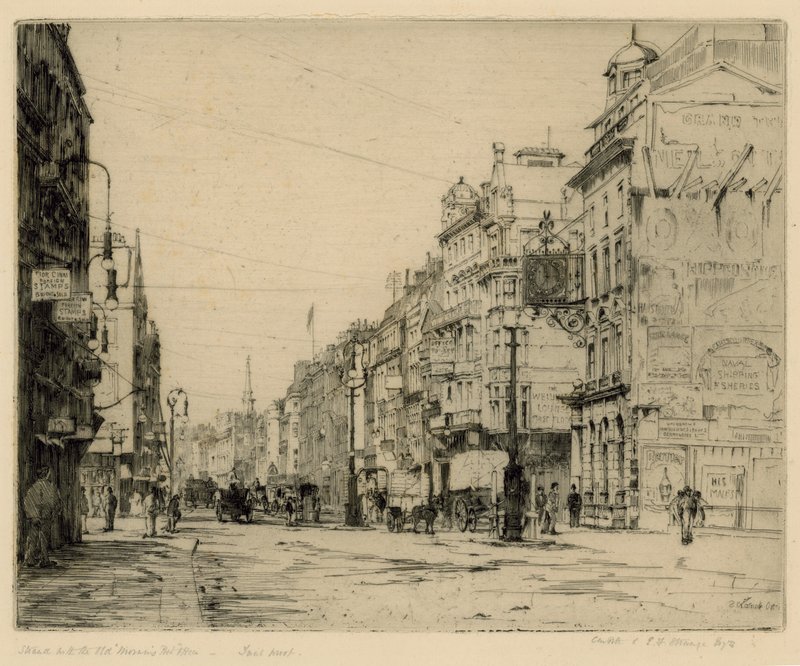 Szkic Starej Poczty autorstwa English School