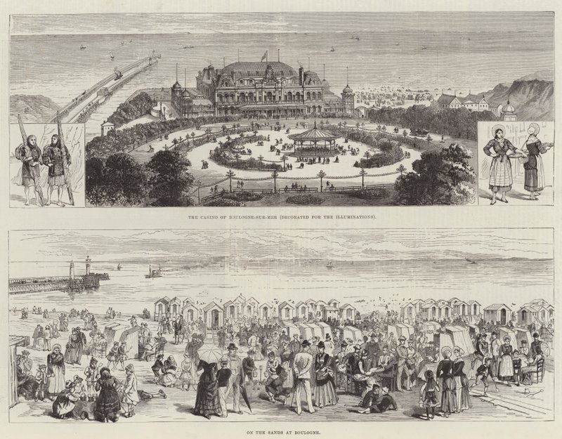 Szkice Boulogne (grafika) autorstwa English School