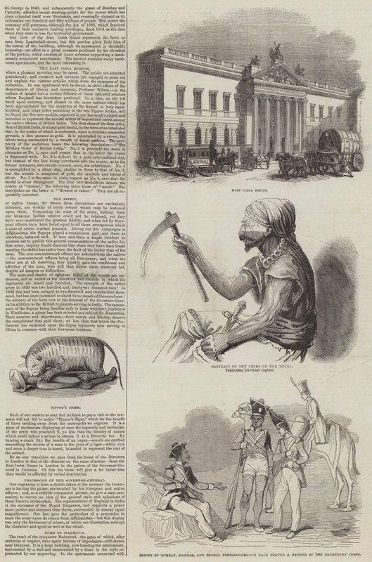 Szkice Indii (grafika) autorstwa English School