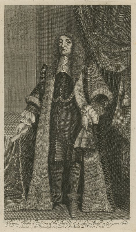 Slingsby Bethell, szeryf Londynu i Middlesex w roku 1680 autorstwa English School