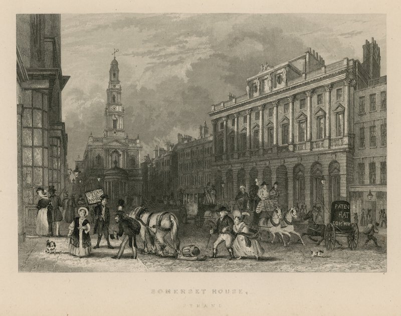 Somerset House, Strand autorstwa English School