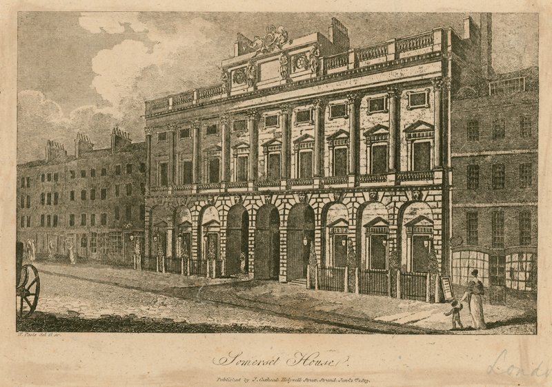 Somerset House, The Strand, Londyn autorstwa English School