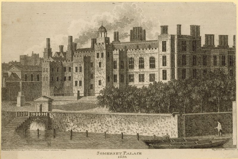 Pałac Somerset, 1650 autorstwa English School