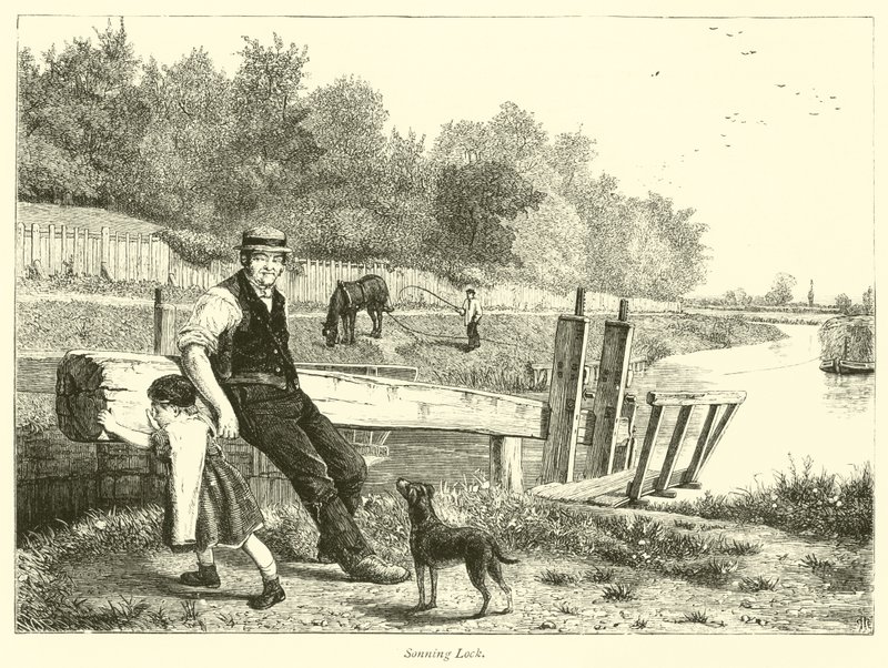 Sonning Lock autorstwa English School