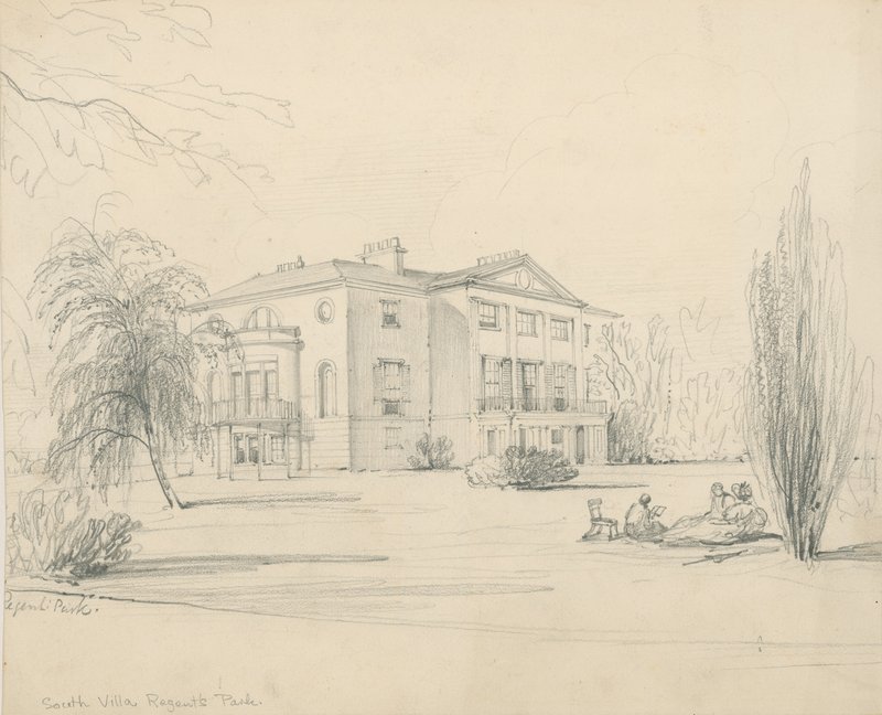 Willa Południowa, Regents Park, Londyn autorstwa English School