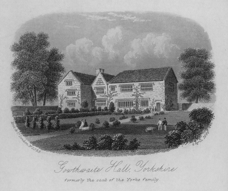 Southwaite Hall, Yorkshire, dawniej siedziba rodziny Yorke autorstwa English School