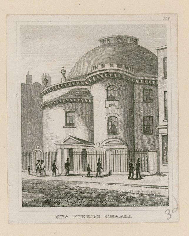 Kaplica Spa Fields, Clerkenwell autorstwa English School