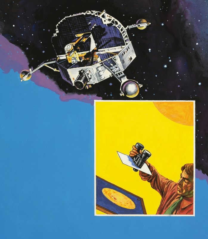 Satelita kosmiczny autorstwa English School