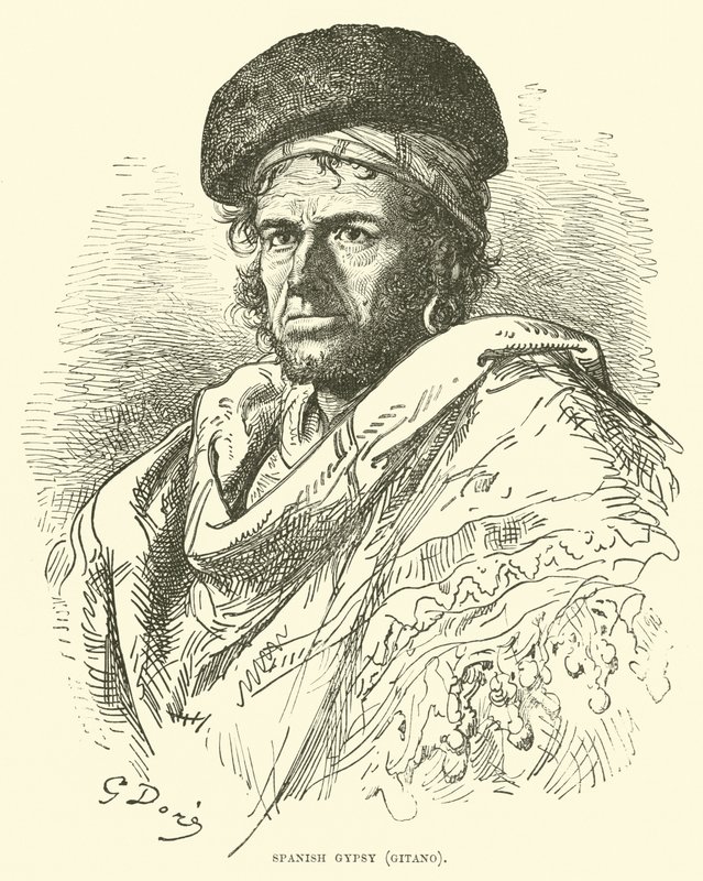 Cygan hiszpański, Gitano autorstwa English School