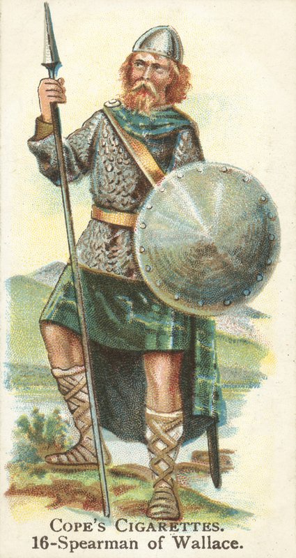 Włócznik, Sir William Wallace (chromolitho) autorstwa English School