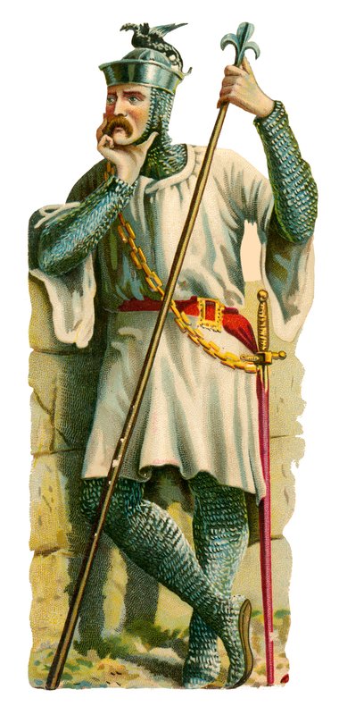 Włócznik, czasy króla Wilhelma II, 1087-1100 autorstwa English School
