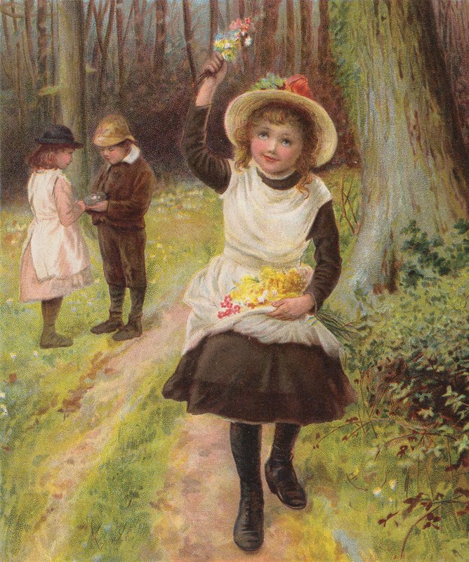 Sprężyna (chromolit) autorstwa English School