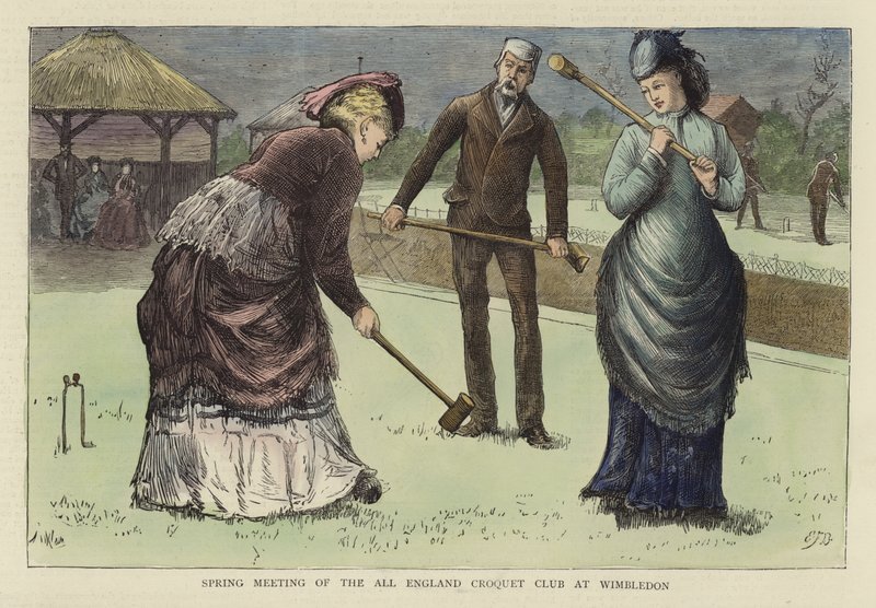 Wiosenne Spotkanie All England Croquet Club na Wimbledonie autorstwa English School