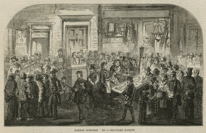 Targ Squalors, St Luke, Londyn autorstwa English School