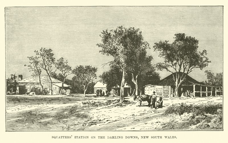 Stacja Squatters na Darling Downs, Nowa Południowa Walia autorstwa English School