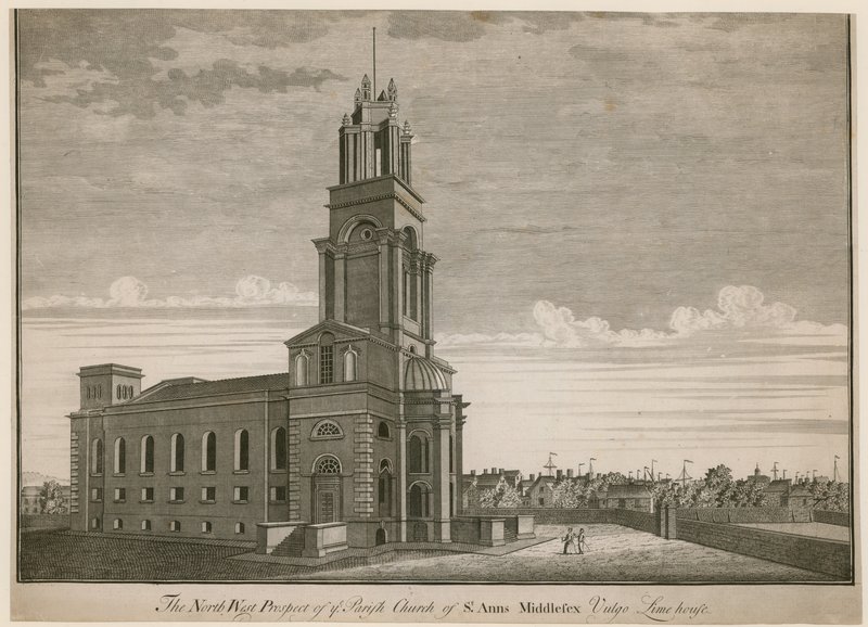 St Annes Lime House, Londyn autorstwa English School