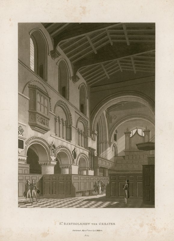 Św. Bartłomiej Większy, Smithfield autorstwa English School
