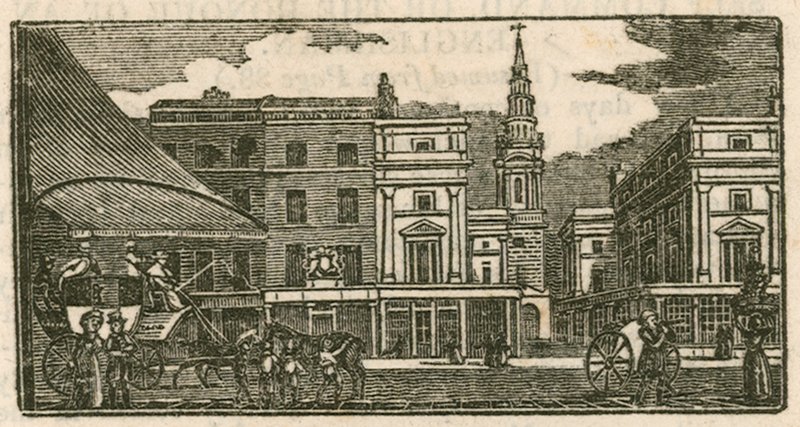 Kościół St Brides, Fleet Street, Londyn autorstwa English School