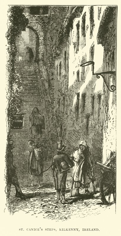 St Canices Steps, Kilkenny, Irlandia autorstwa English School