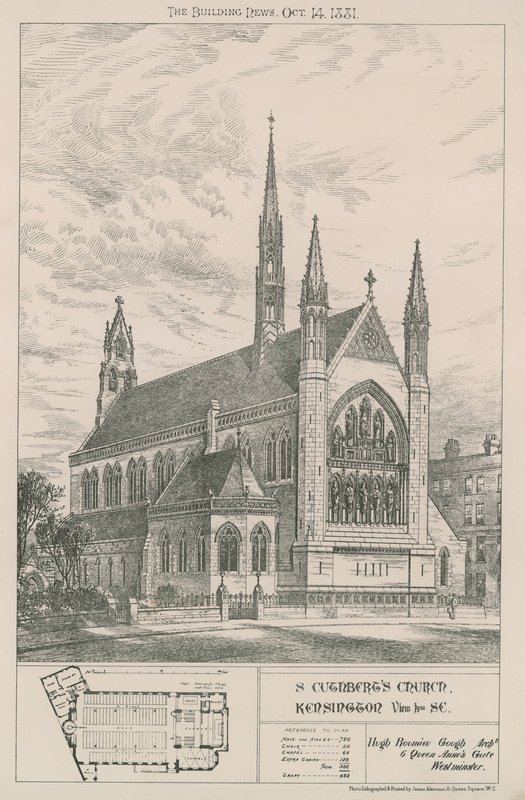 Kościół St Cuthberts, Kensington autorstwa English School