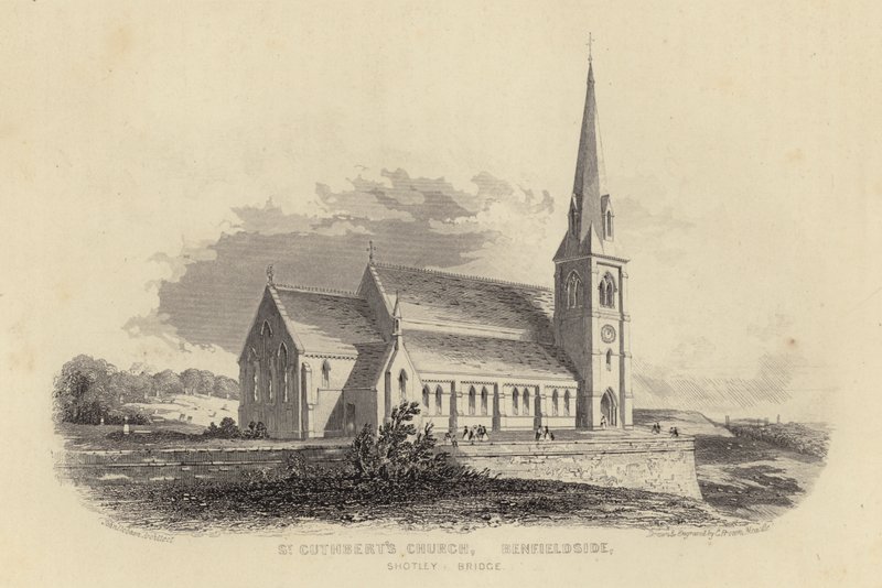 Kościół św. Cuthberta, most Shotley, Benfieldside, Durham autorstwa English School