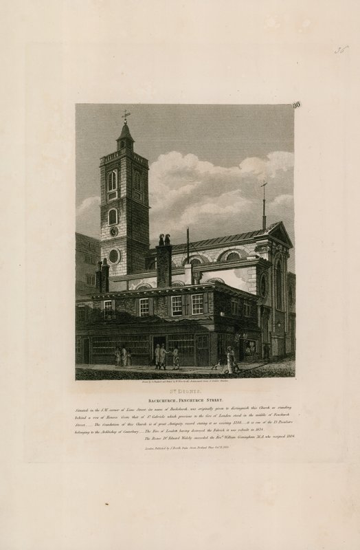 St Dionis, Backchurch, Fenchurch Street autorstwa English School