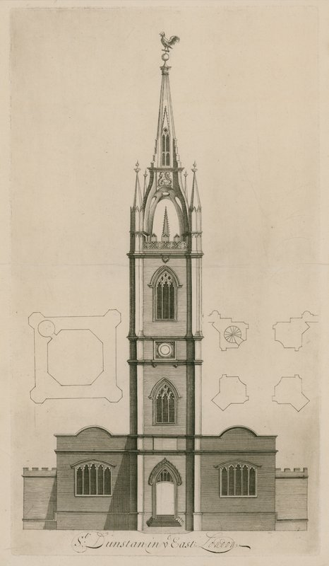 St Dunstan na Wschodzie, Londyn autorstwa English School