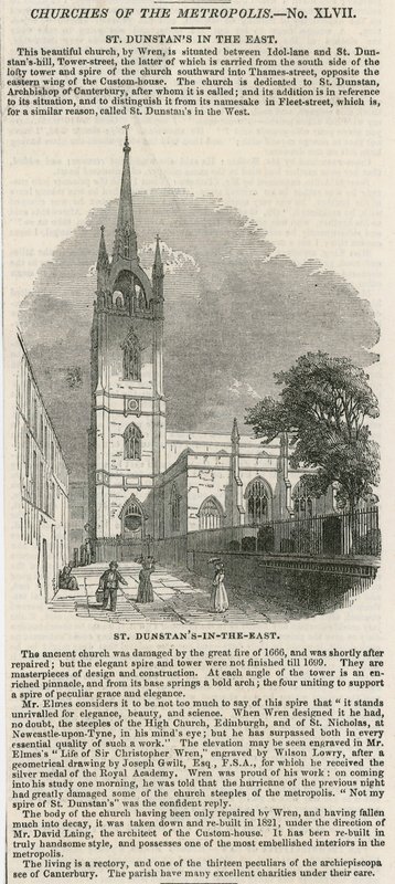 St Dunstans na Wschodzie autorstwa English School