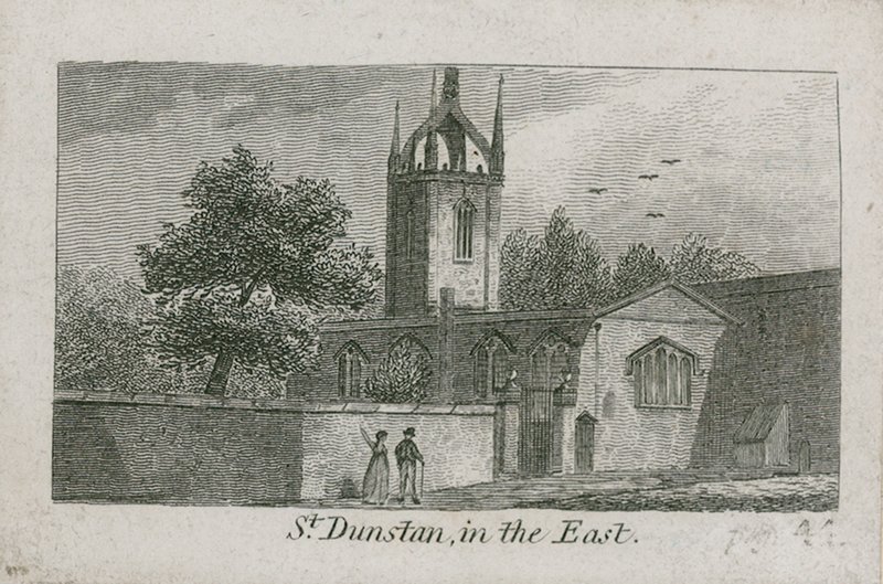 St Dunstans na Wschodzie autorstwa English School