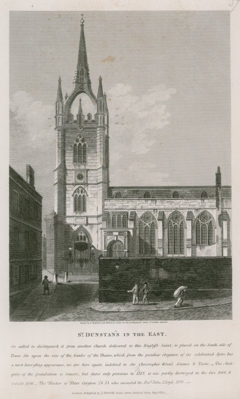 St Dunstans na Wschodzie autorstwa English School