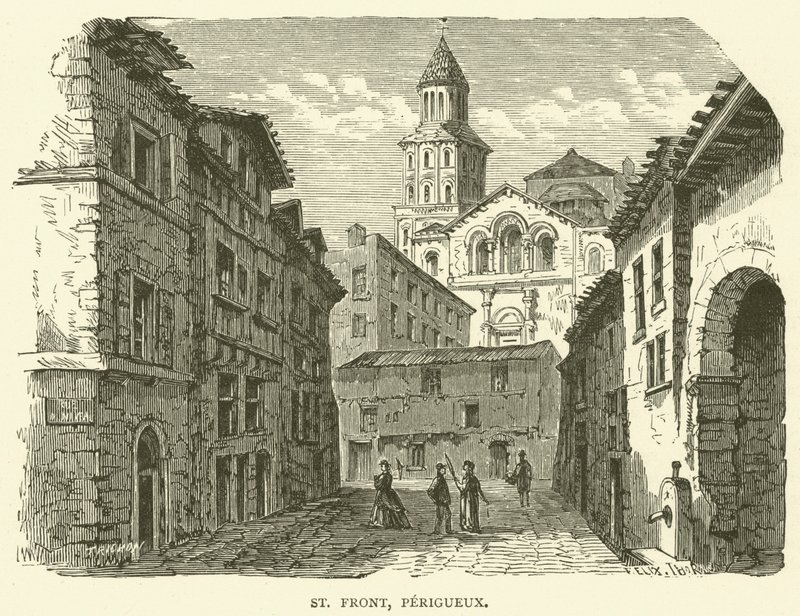 St Front, Perigueux (grawerunek) autorstwa English School