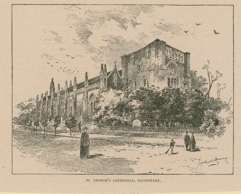 Katedra św. Jerzego w Southwark autorstwa English School
