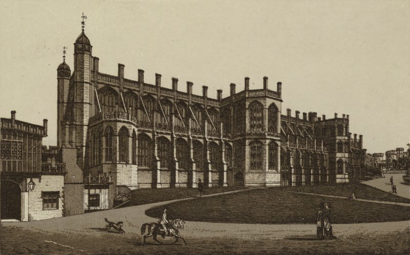Kaplica św Jerzego, Windsor (lito) autorstwa English School