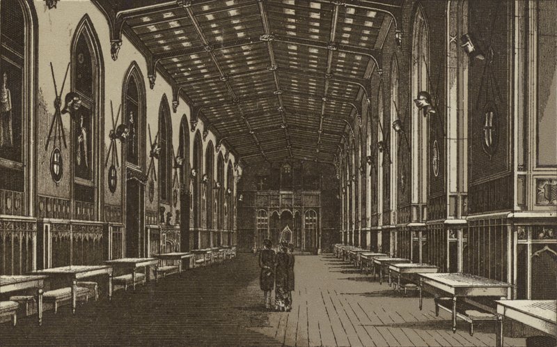 Sala Św. Jerzego, Zamek Windsor (lito) autorstwa English School