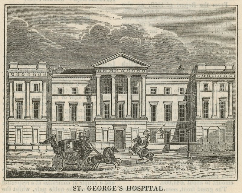 Szpital św. Jerzego, Londyn autorstwa English School