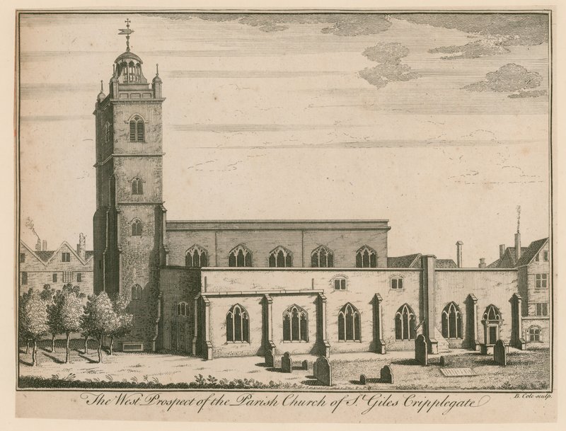 St Giles, Cripplegate, Londyn autorstwa English School