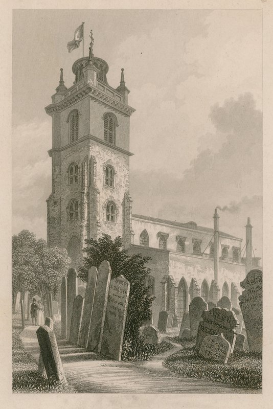 St Giles, Cripplegate, Londyn autorstwa English School