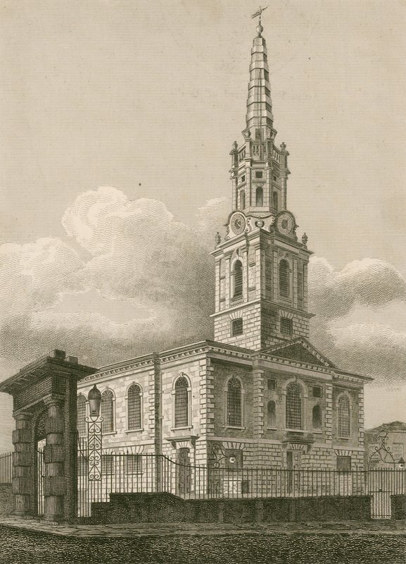 St Giles na polach, Londyn autorstwa English School