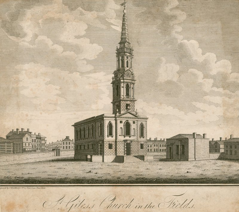 St Giles na polach, Londyn autorstwa English School