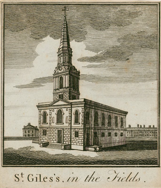 St Giles na polach, Londyn autorstwa English School