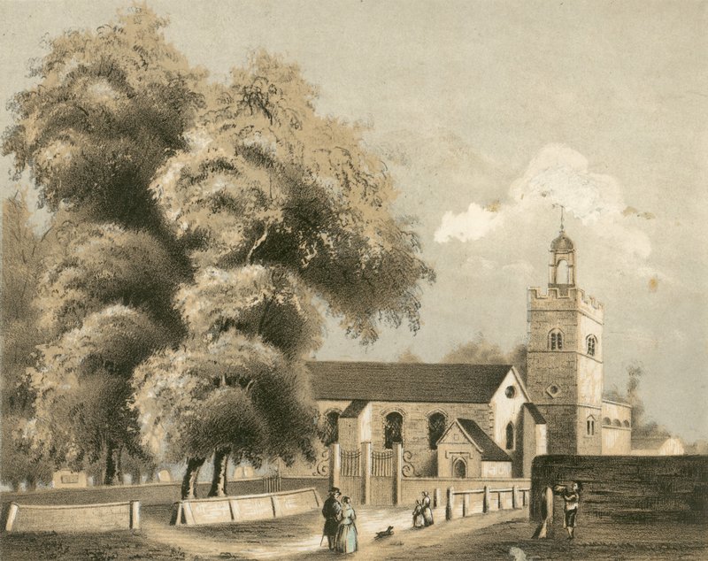 St Giles w Camberwell autorstwa English School