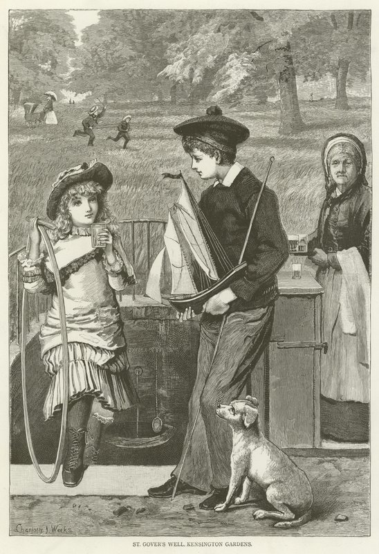 St Govers Well, Kensington Gardens autorstwa English School